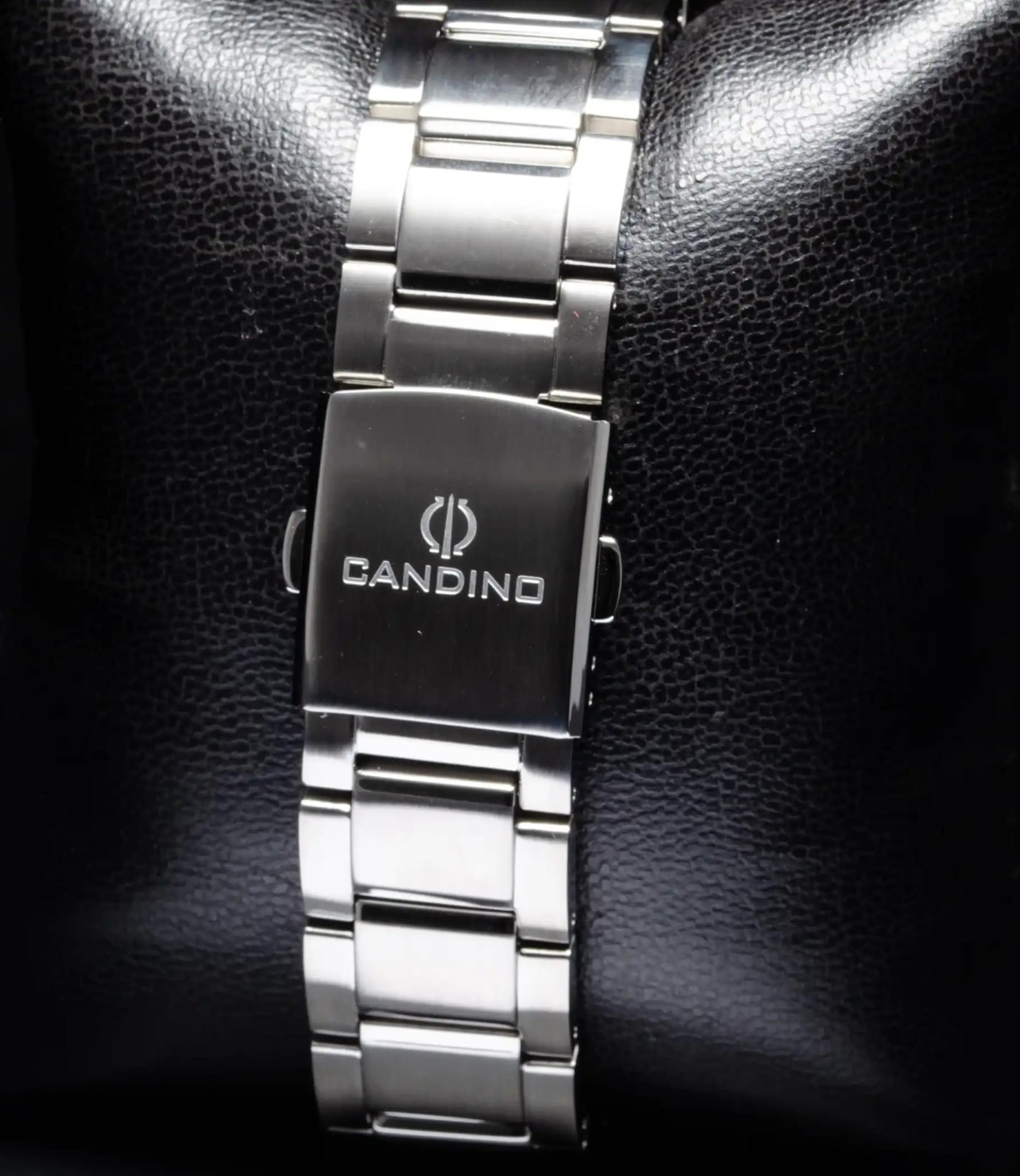 Candino Candino Chronos Carree C4746/1,  швейцария мужские часы на браслете нержавеющая сталь боковой вид
