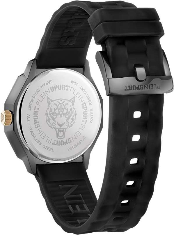 Plein Sport Plein Sport Dynasty PSOBA0323,  германия женские часы на браслете силикон боковой вид