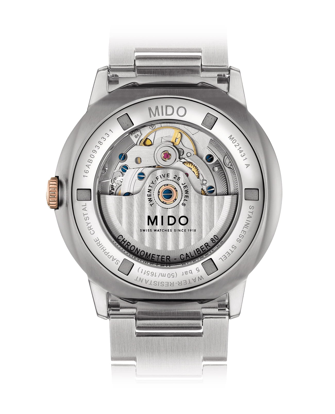 Mido Mido Commander Chronometer M021.431.22.031.00 , наручные мужские часы фото под углом
