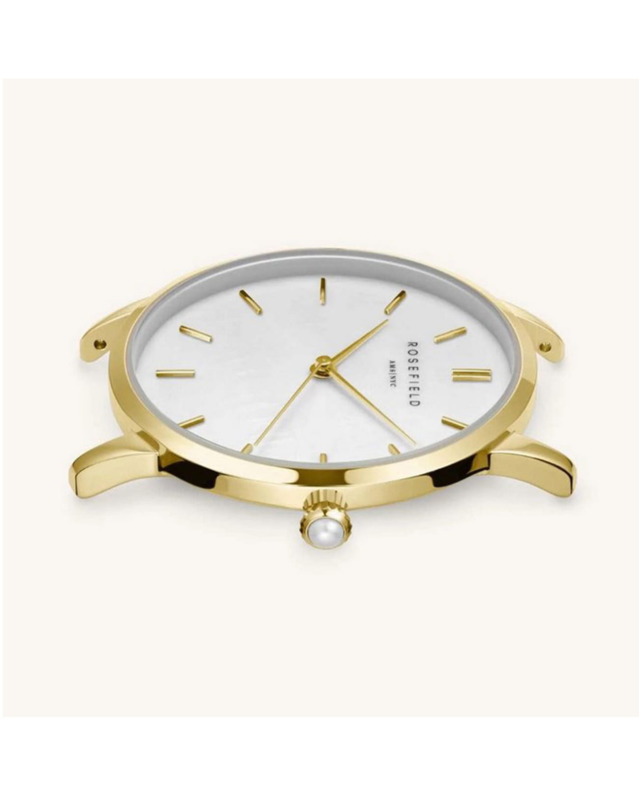 Rosefield Rosefield Pearl Edit RMGMG-R06,  сша женские часы на браслете сталь с ip покрытием боковой вид