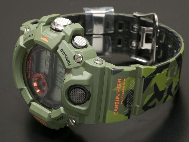 Casio Casio G-Shock GW-9400CMJ-3E Rangeman, наручные мужские часы фото под углом