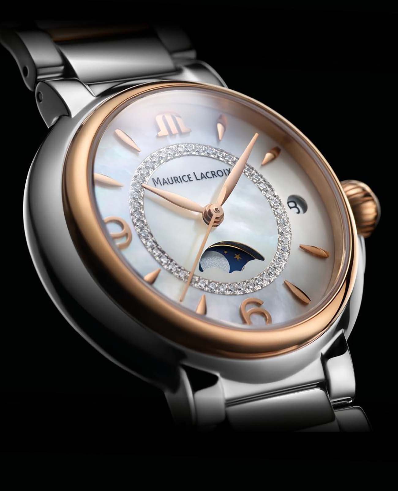 Maurice Lacroix Maurice Lacroix FIABA Date FA1084-PVP13-150-1 , наручные женские часы фото под углом