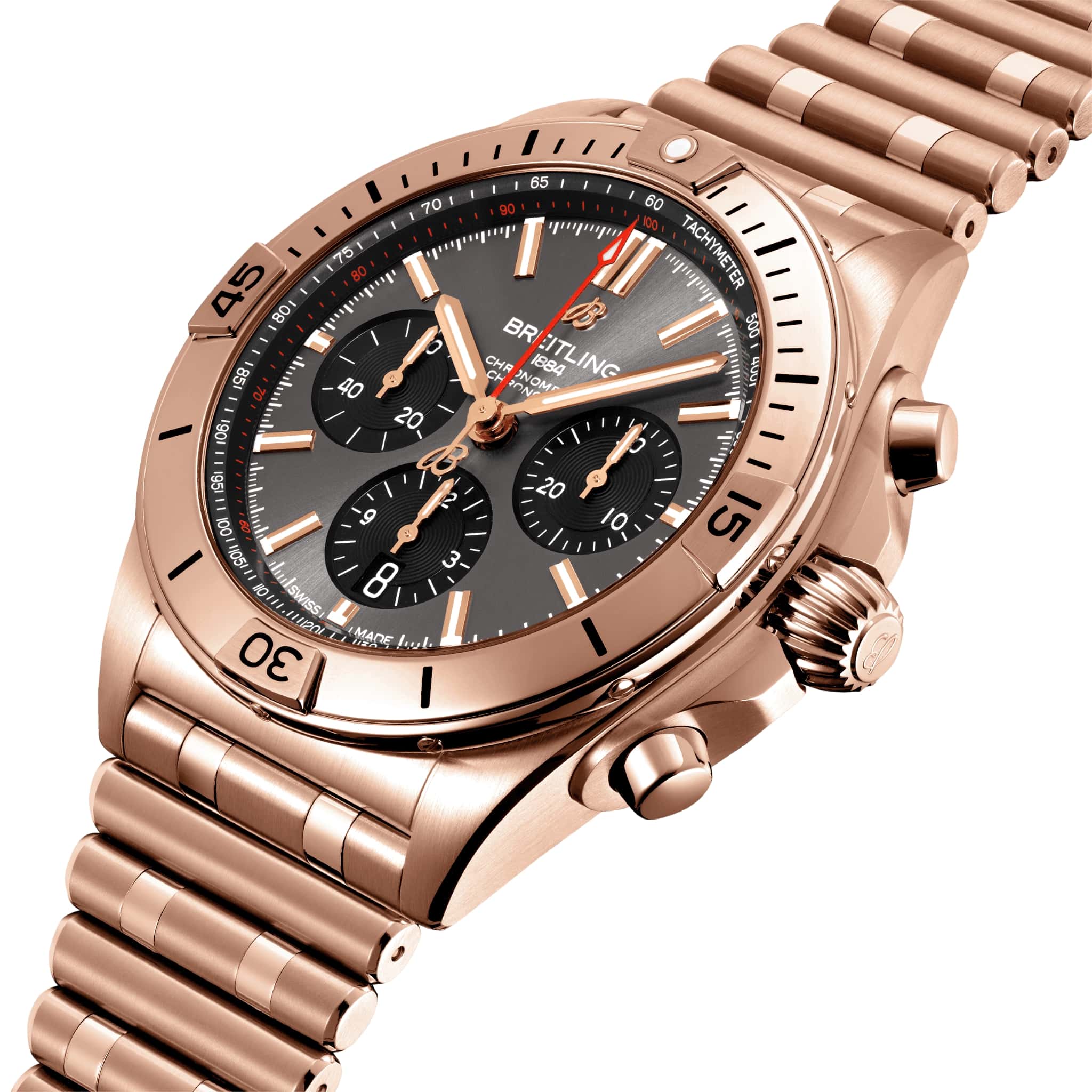 Breitling Breitling Chronomat B01 42 RB0134101B1R1 , наручные мужские часы фото под углом