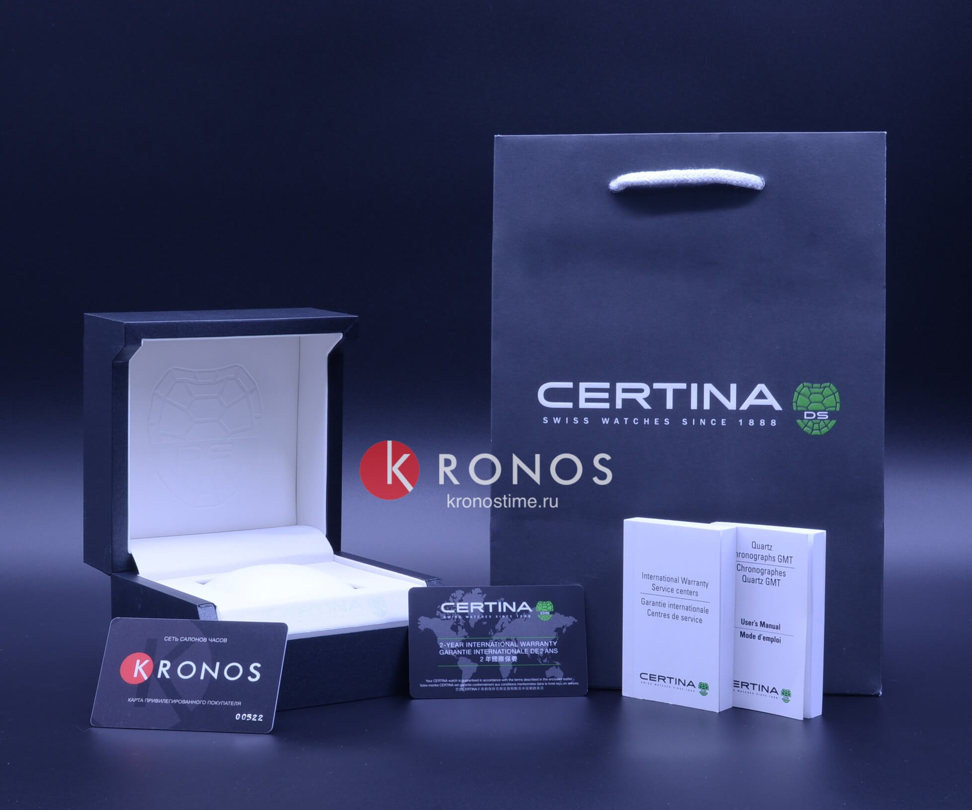 Оригинальные часы Certina Certina DS Trust C019.510.22.037.00 кварцевые калибр механизма eta 955.112 общий вид