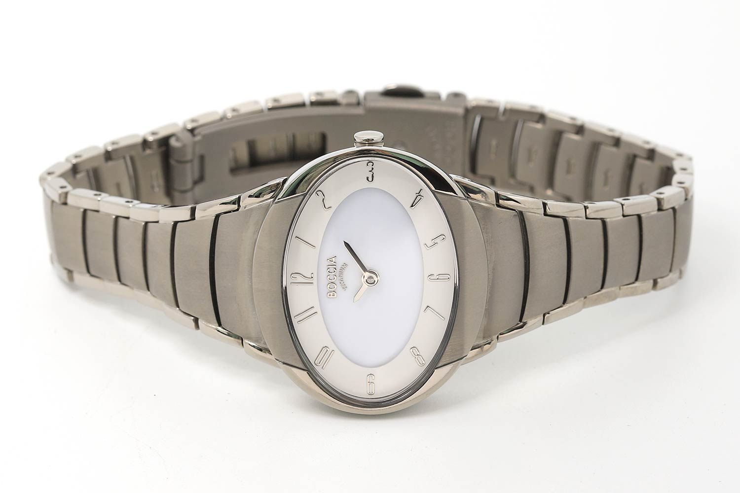Boccia Titanium Boccia Titanium 3255-03,  германия женские часы на браслете титановый боковой вид