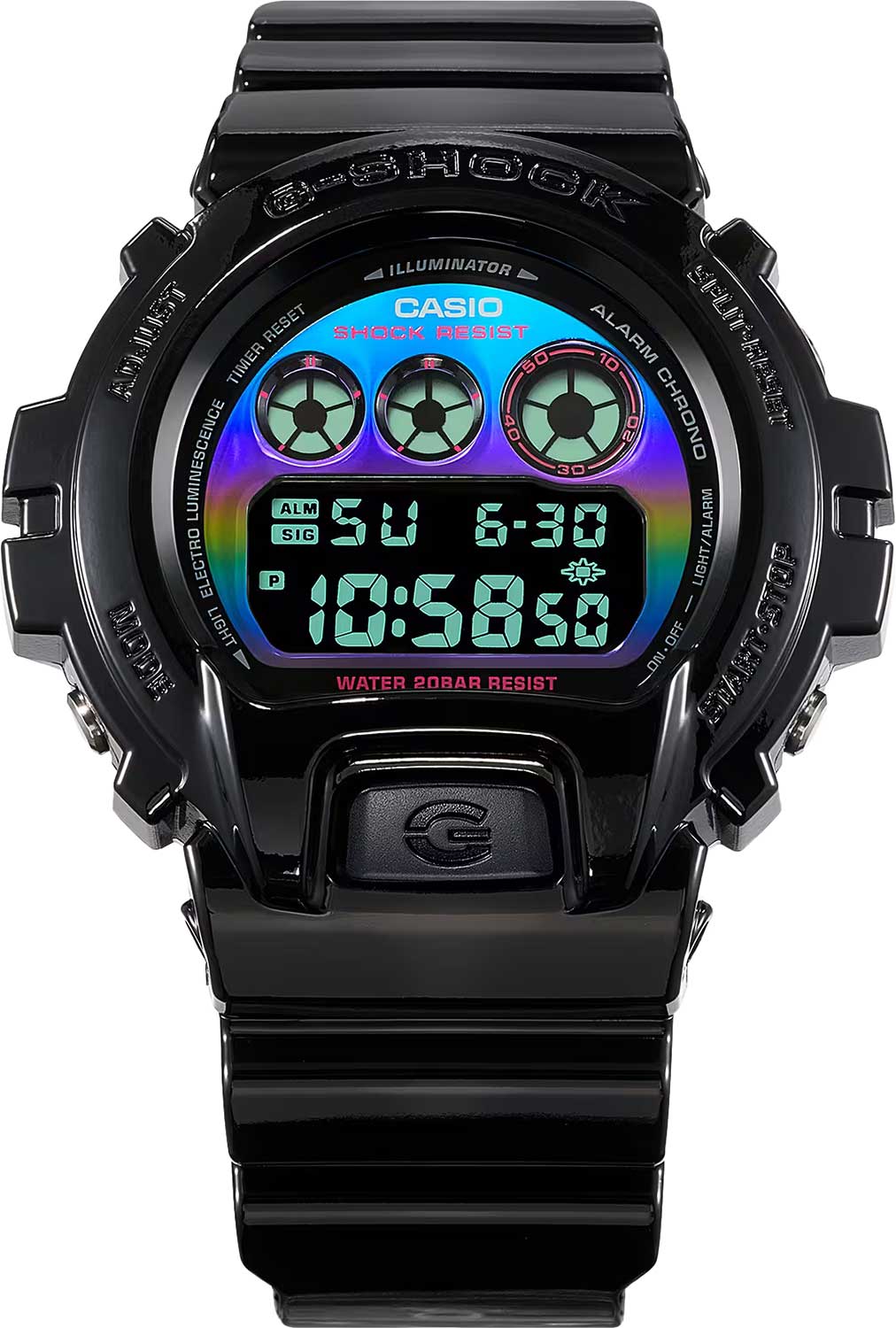 Casio Casio G-Shock DW-6900RGB-1DR (DW-6900RGB-1)  - задняя крышка пластик корпуса, япония часы