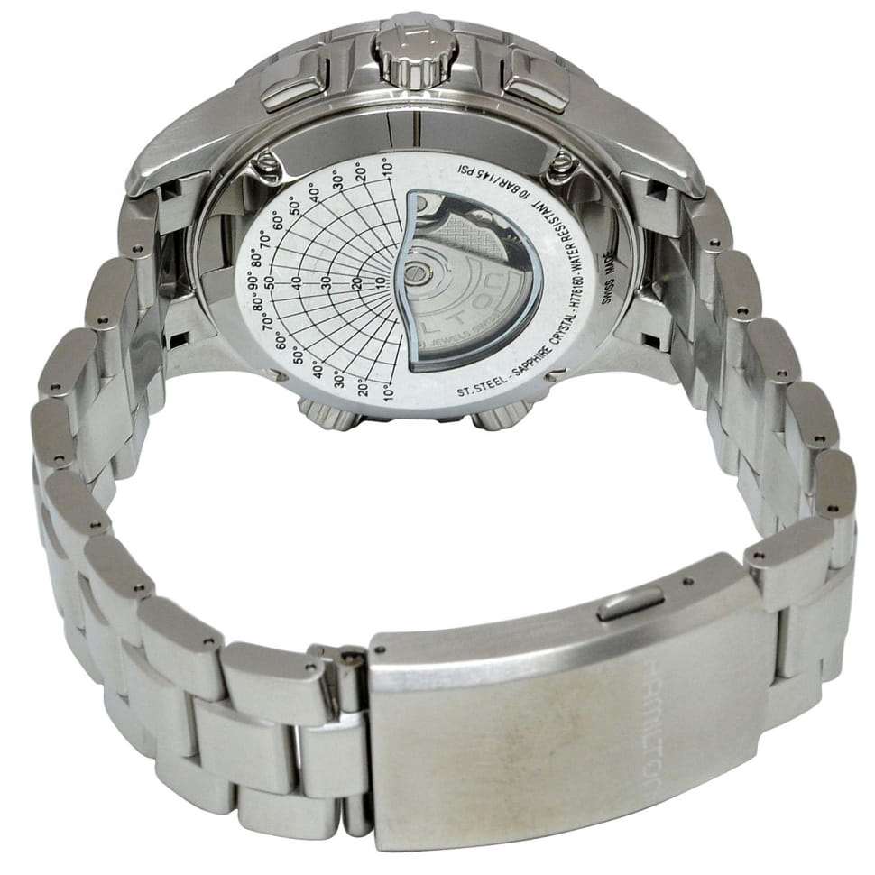Hamilton Hamilton Khaki Aviation X Wind Auto Chrono H77616133 мужские часы черный циферблат на запястье