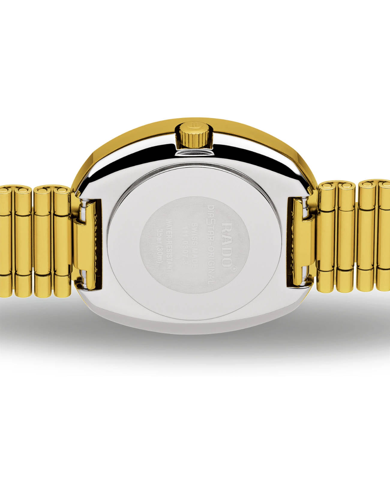 Rado Rado The Original Automatic R12416633,  швейцария женские часы на браслете нержавеющая сталь с pvd-покрытием боковой вид