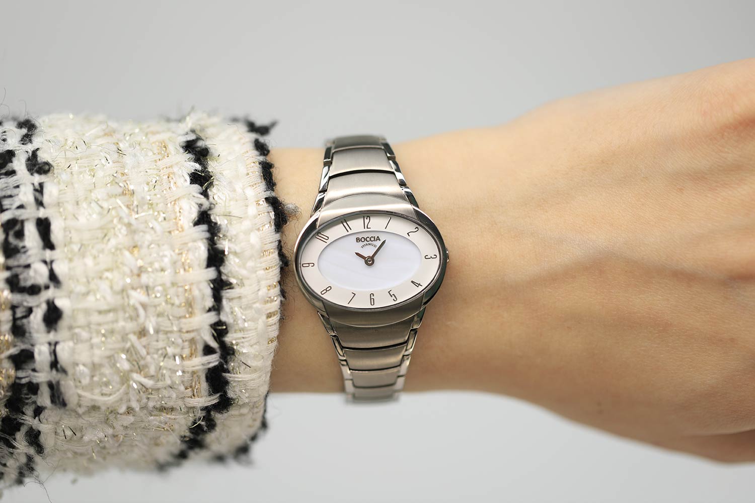 Boccia Titanium Boccia Titanium 3255-03 , наручные женские часы фото под углом