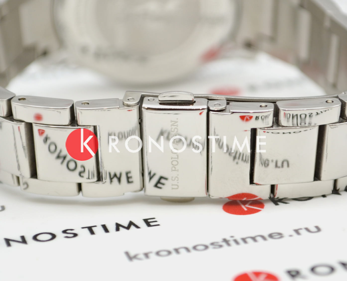 U.S. Polo Assn. U.S. Polo Assn. Stile USPA2060-04  - задняя крышка металл сталь корпуса, сша часы