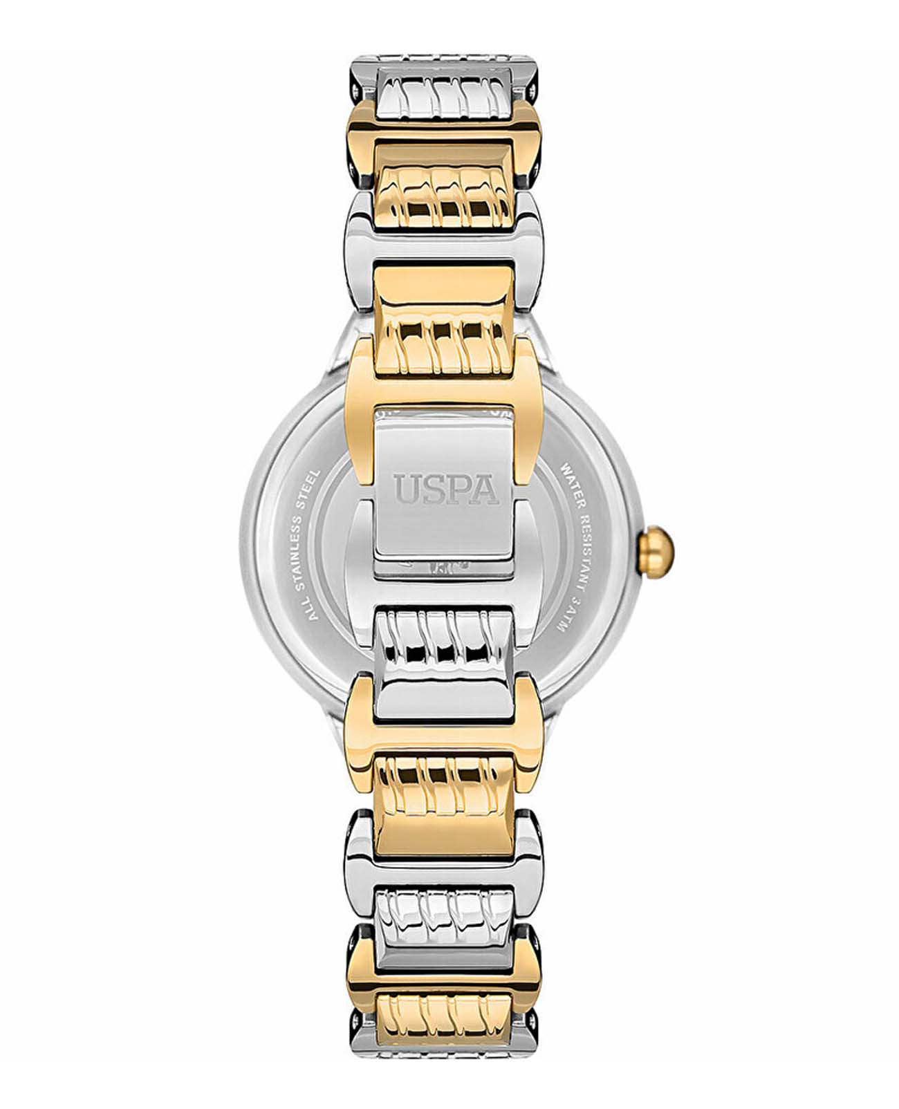 U.S. Polo Assn. U.S. Polo Assn Stile USPA2046-05,  сша женские часы на браслете нержавеющая сталь с ip-покрытием боковой вид