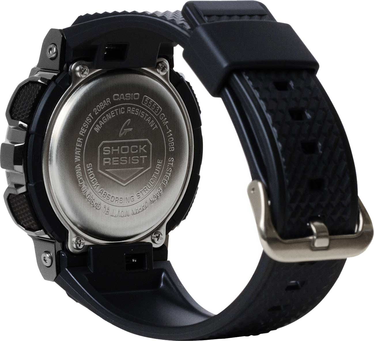 Casio Casio G-Shock GM-110BB-1ADR (GM-110BB-1A), g-shock япония мужские часы на браслете полимер боковой вид