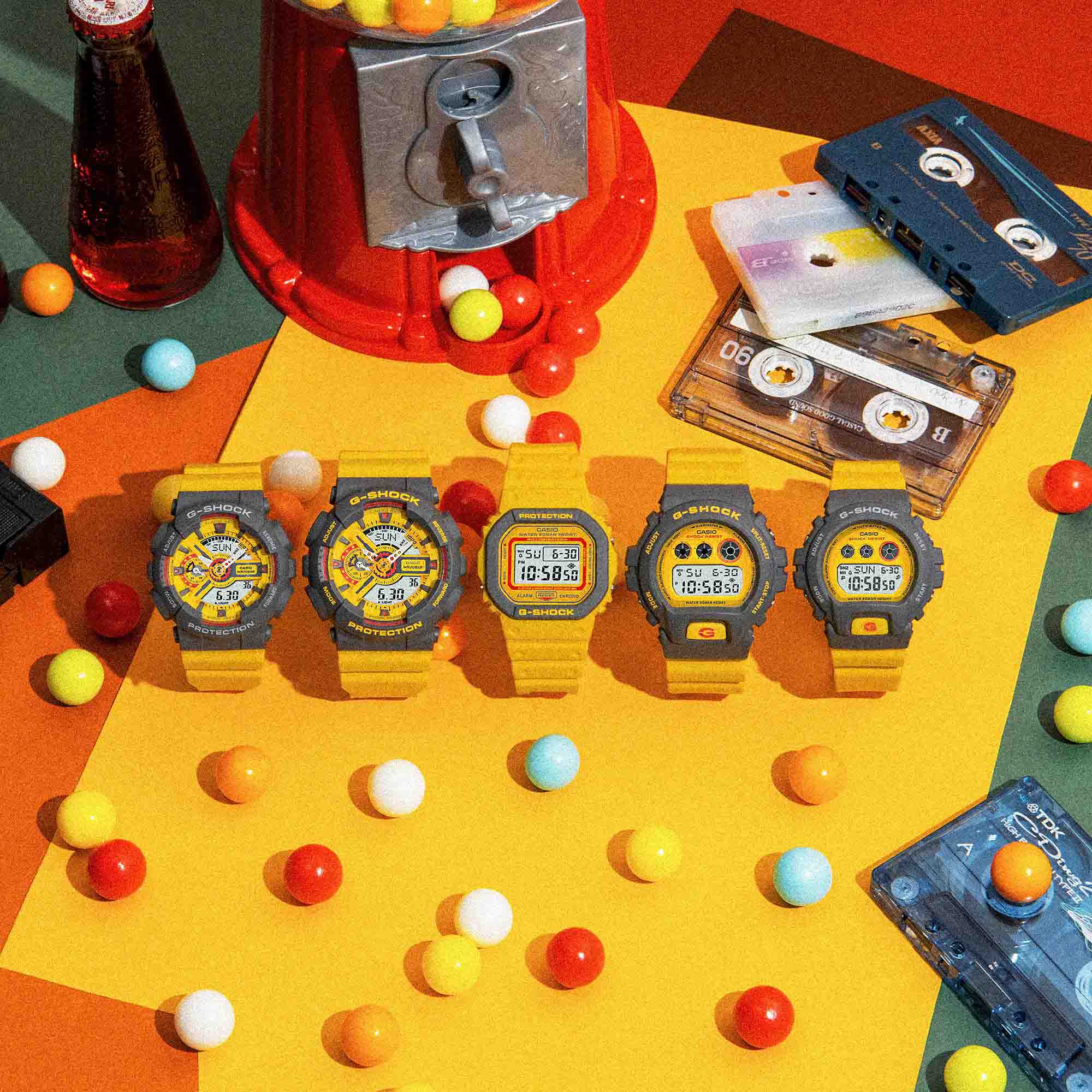 Casio Casio G-Shock GA-110Y-9A япония наручные мужские заводная головка с логотипом Casio