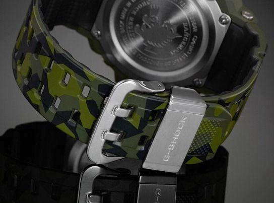 Casio Casio G-Shock GW-9400CMJ-3E, g-shock япония мужские часы на браслете силикон боковой вид