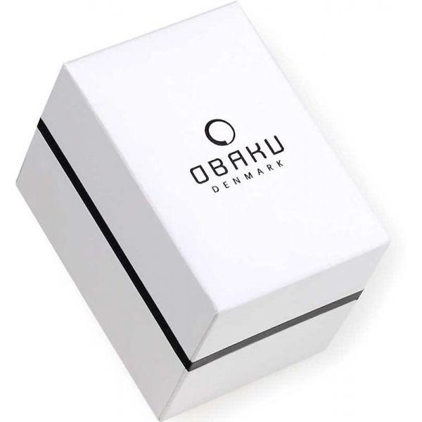 Obaku Obaku V197LXCWMC женские часы белый циферблат на запястье