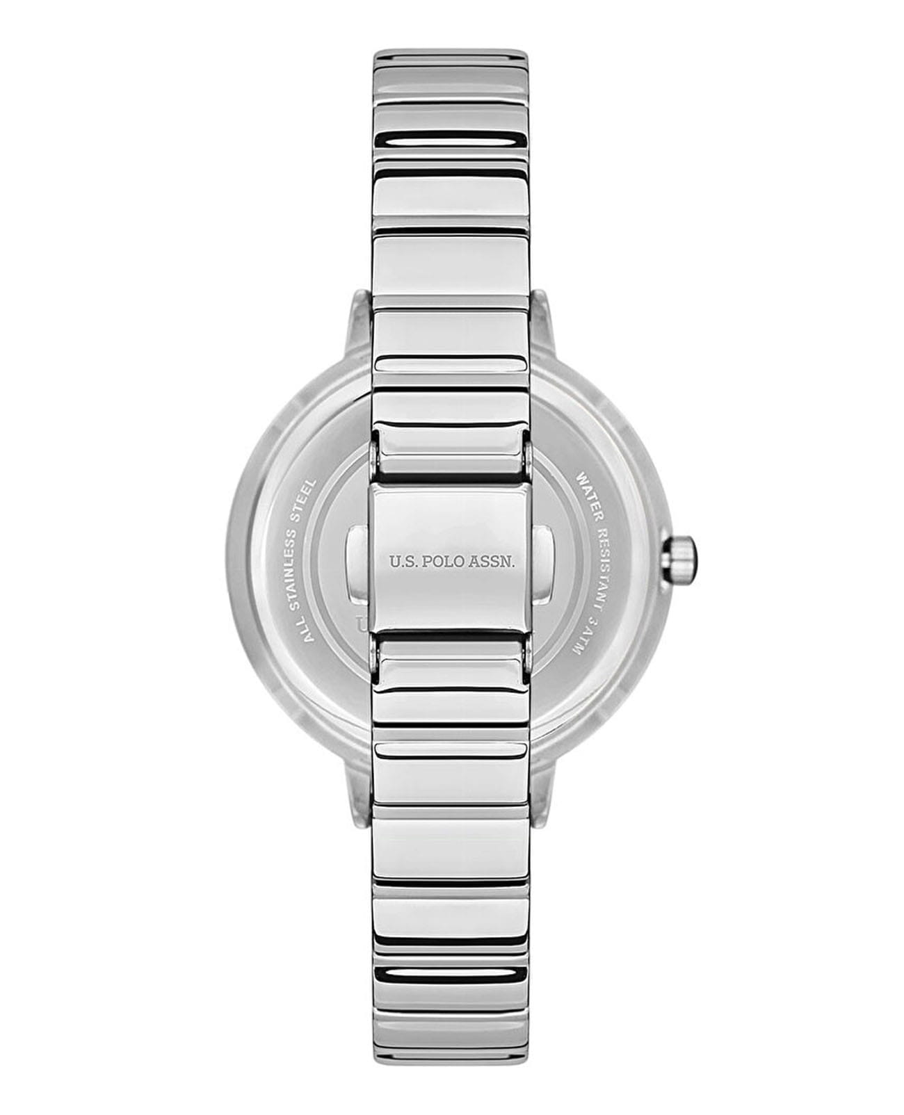 U.S. Polo Assn. U.S. Polo Assn Stile USPA2055-03,  сша женские часы на браслете нержавеющая сталь боковой вид