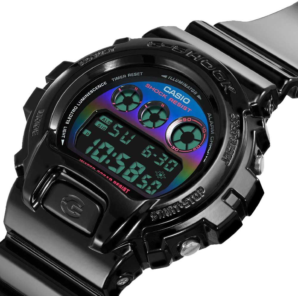 Оригинальные часы Casio Casio G-Shock DW-6900RGB-1DR (DW-6900RGB-1) электронные калибр механизма  общий вид