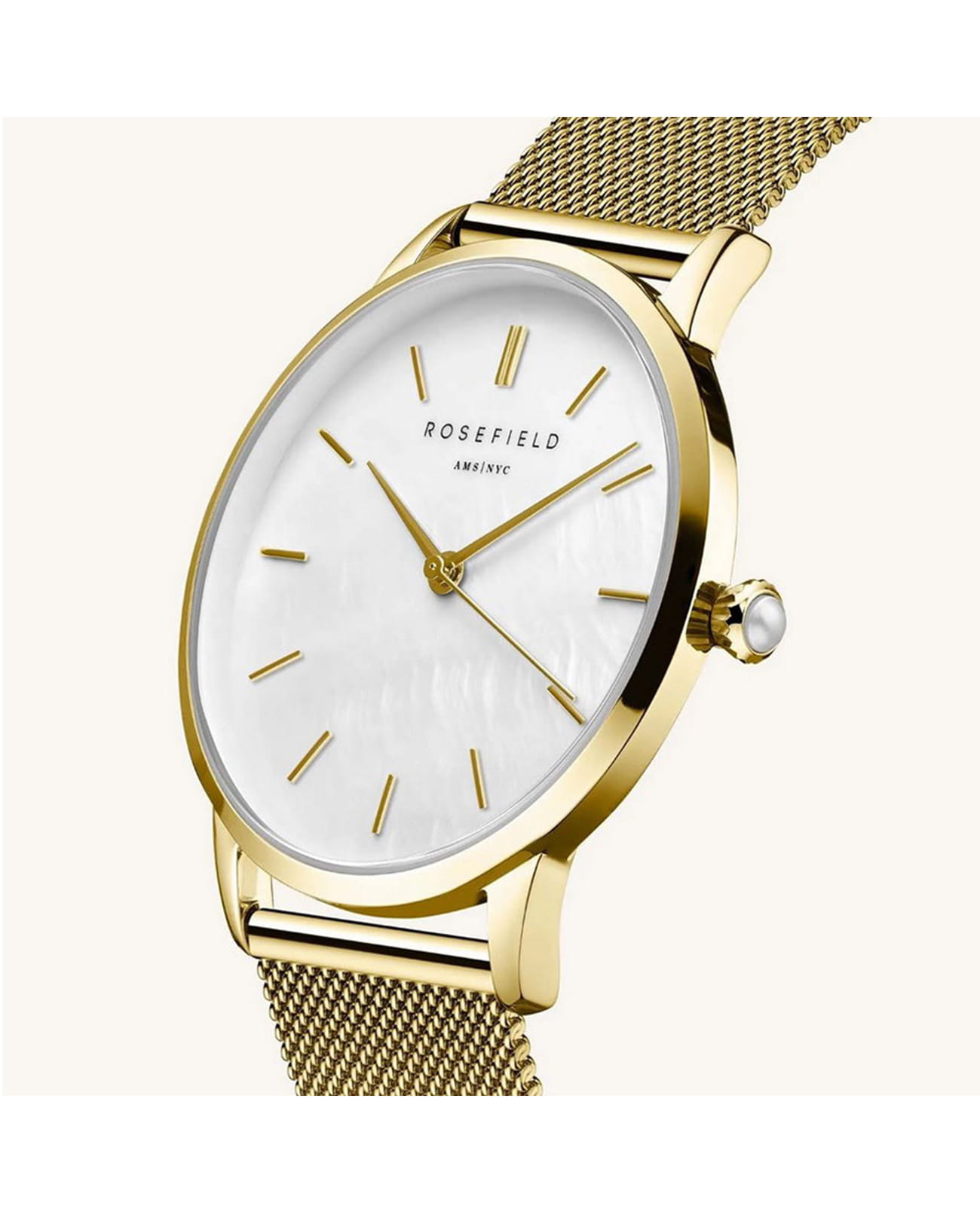 Rosefield Rosefield Pearl Edit RMGMG-R06 , наручные женские часы фото под углом