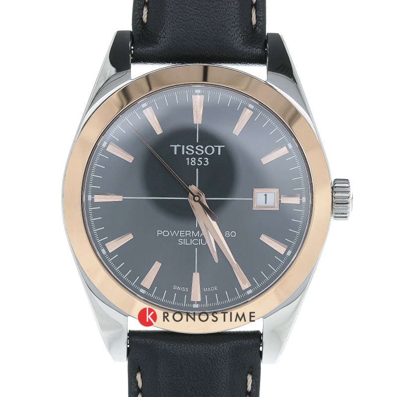 Фотография часов Tissot Gentleman Powermatic 80 Silicium 18K Gold T927.407.46.051.00