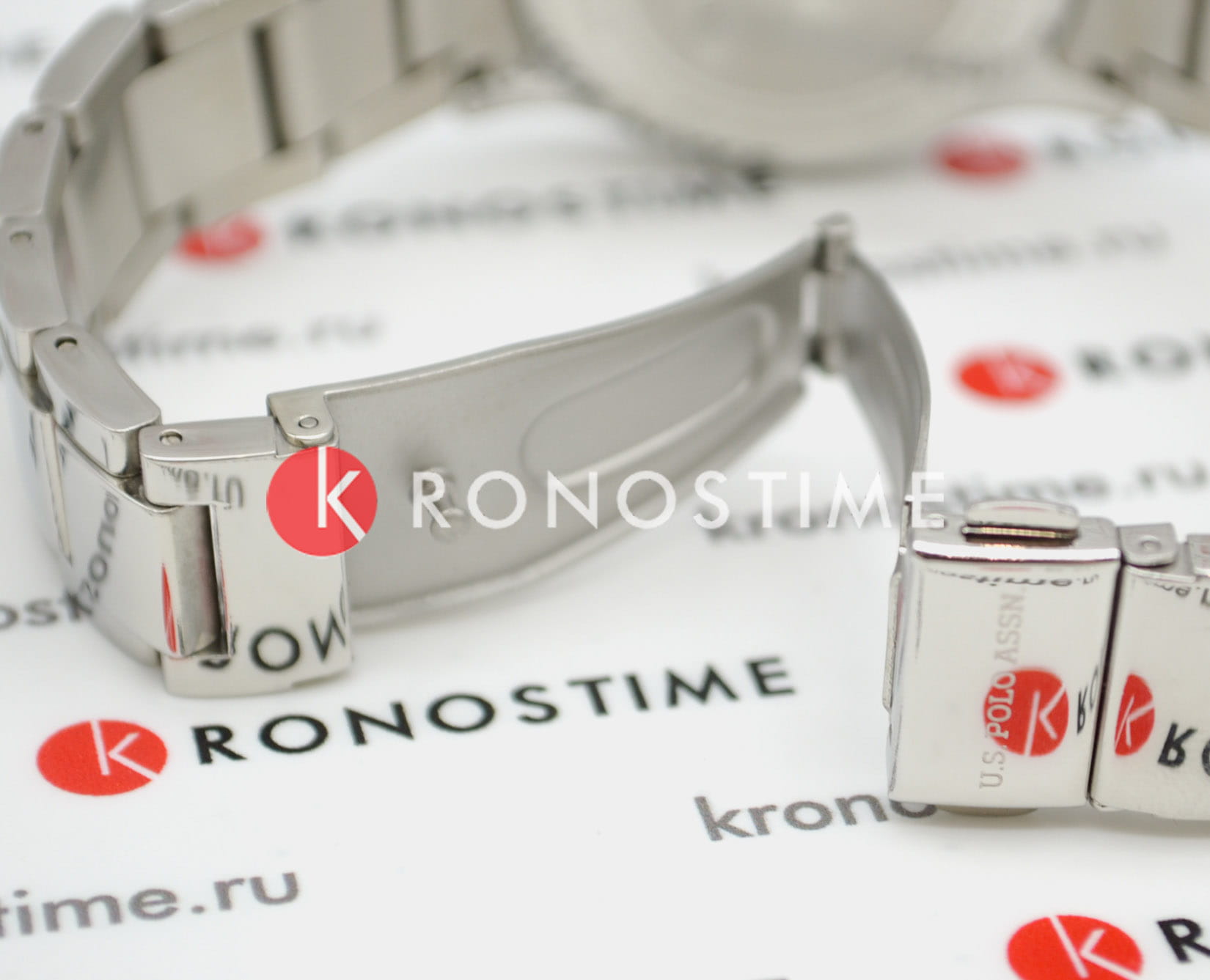 U.S. Polo Assn. USPA2060-04 женские часы застежка крупным планом