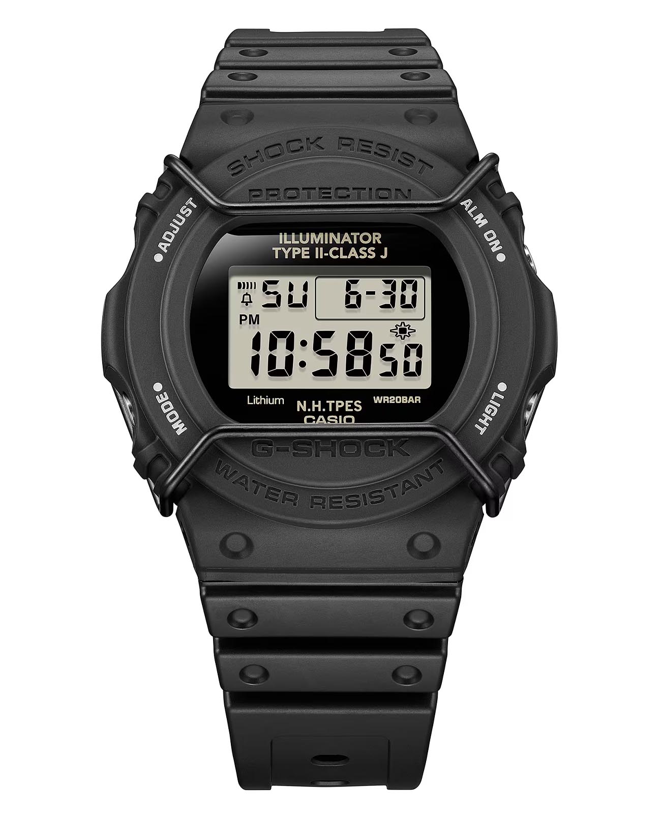 Casio Casio G-Shock DW-5700NH-1  - задняя крышка карбон пластик корпуса, япония часы
