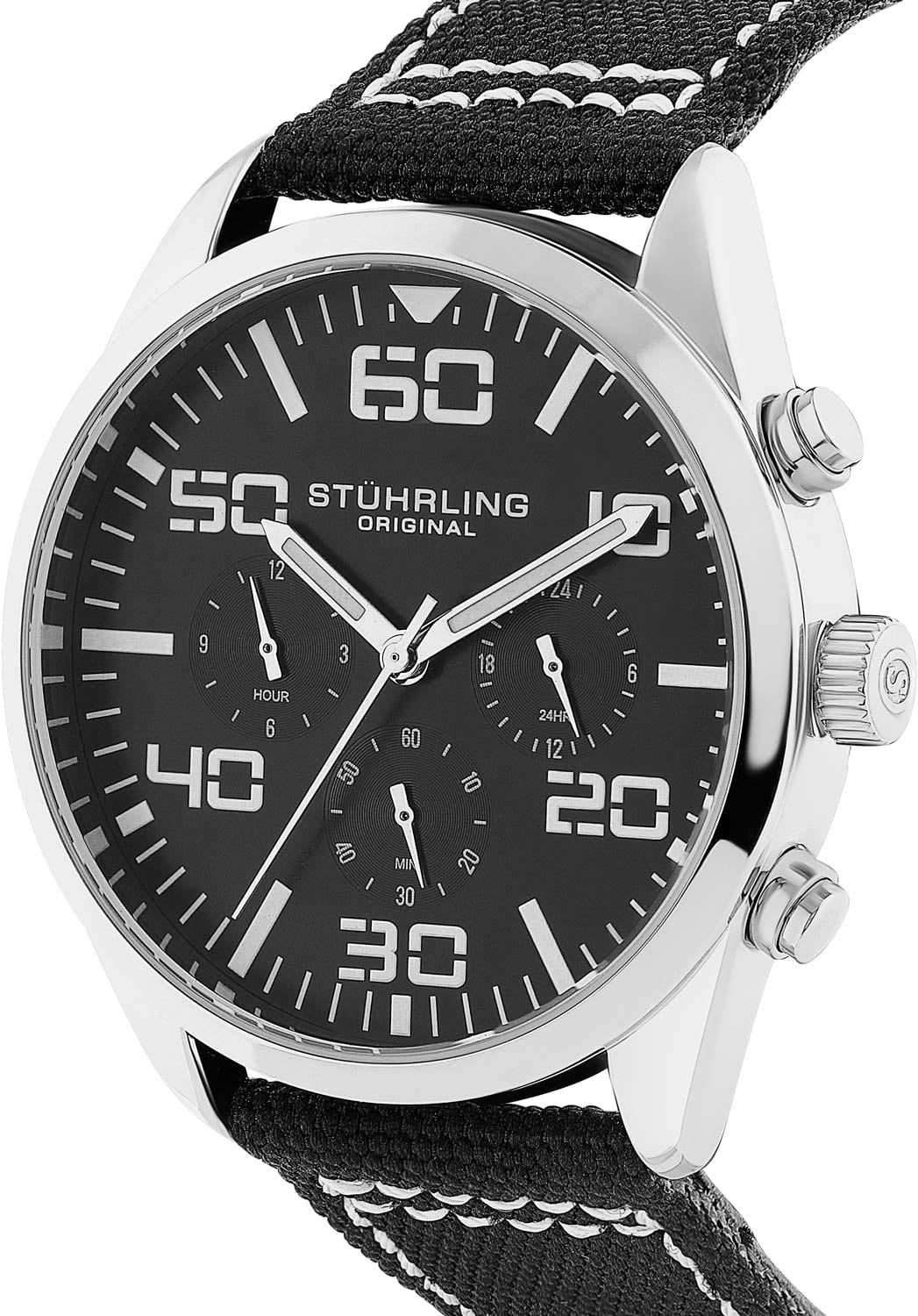 Stuhrling Stuhrling Aviator 4001.2 , наручные мужские часы фото под углом