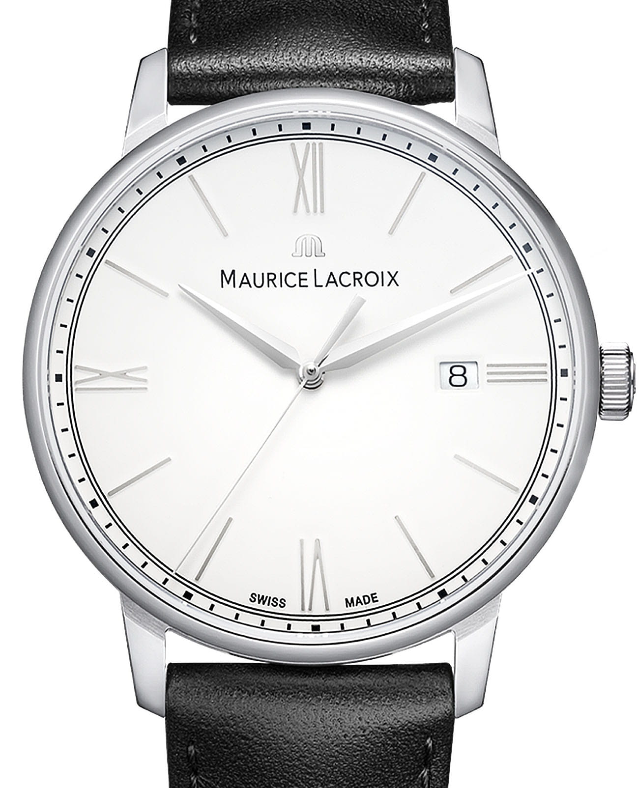 Maurice Lacroix Maurice Lacroix Eliros Date 40 mm EL1118-SS001-110-2 , наручные мужские часы фото под углом