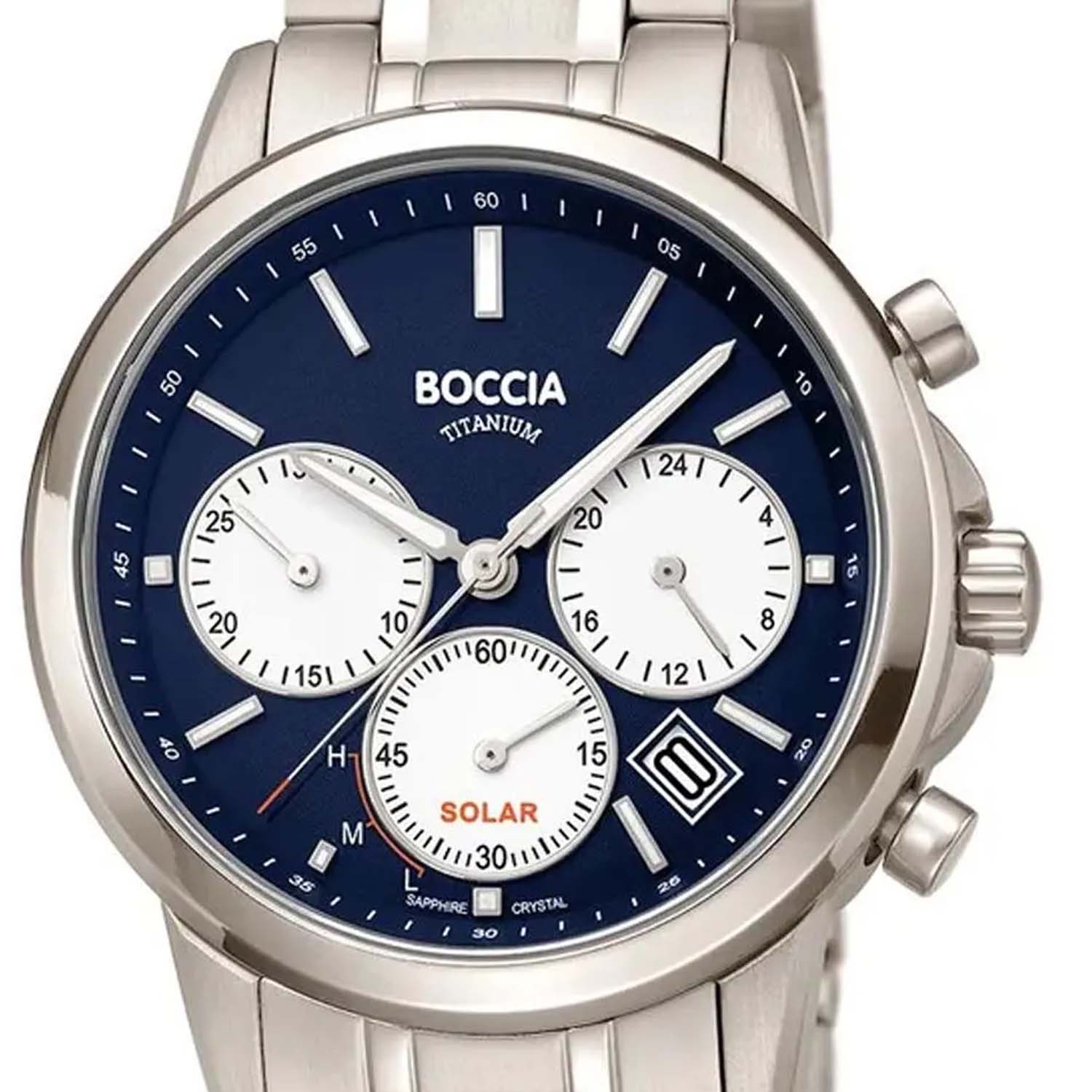 Boccia Titanium Boccia Titanium 3742-03  - задняя крышка титан корпуса, германия часы