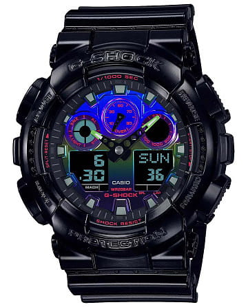 Casio G-Shock GA-100RGB-1ADR (GA-100RGB-1A)