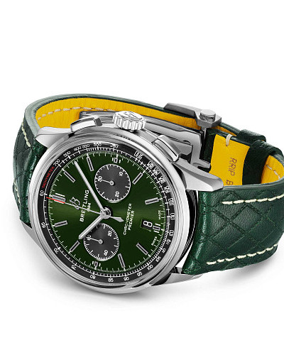 Breitling Premier B01 Chronograph 42 Bentley British Racing Green AB0118A11L1X1